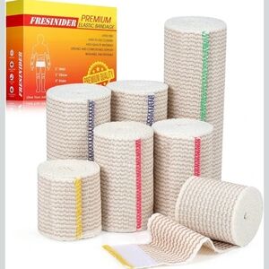 Sale NEW Premium Elastic Bandage Wrap (7pack) Self Adhesive Cotton Latex Free